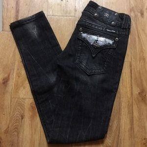 Black miss me jeans